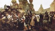 Vasily Surikov The Morning of the Execution of the Streltsy Norge oil painting reproduction